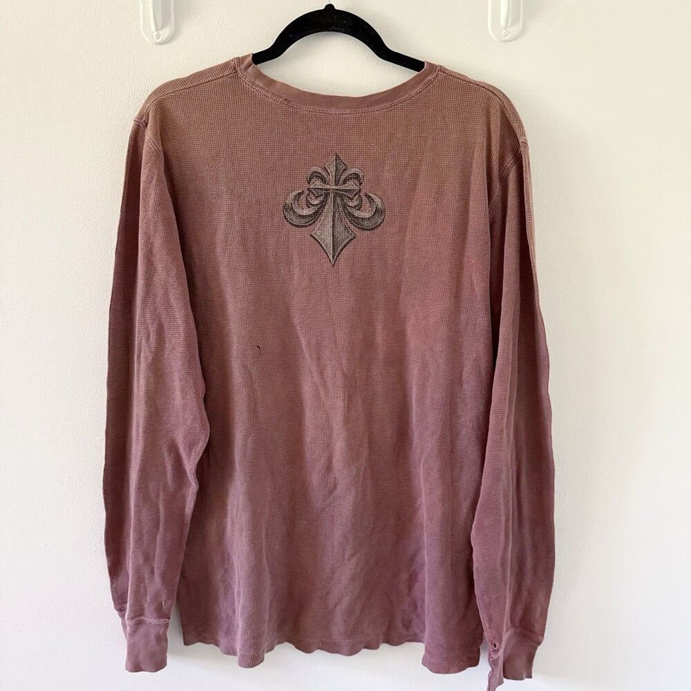 Affliction Strike Deadly A16860 Long Sleeve Graphic Fashion Thermal for Men Lrg - Picture 4 of 16